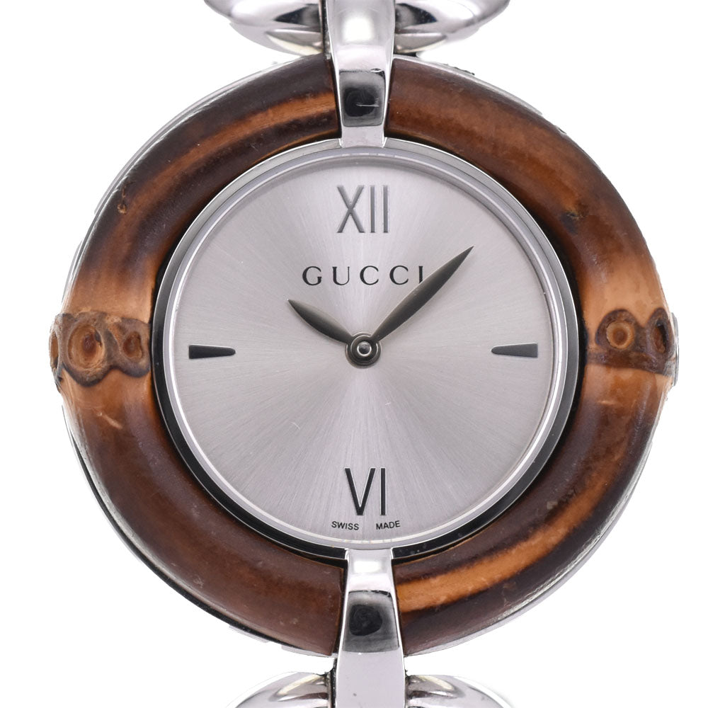 GUCCI Bamboo 132.4 YA132409 Silver Dial Quartz Ladies
 Watch A#143950