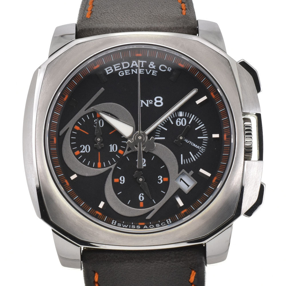 with paper BEDAT&Co No.8 B867.010.310.S Chronograph Date black Dial Automatic Men's
 Watch R#143955