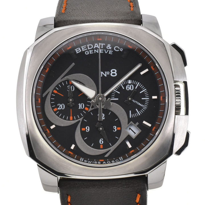with paper BEDAT&Co No.8 B867.010.310.S Chronograph Date black Dial Automatic Men's
 Watch R#143955