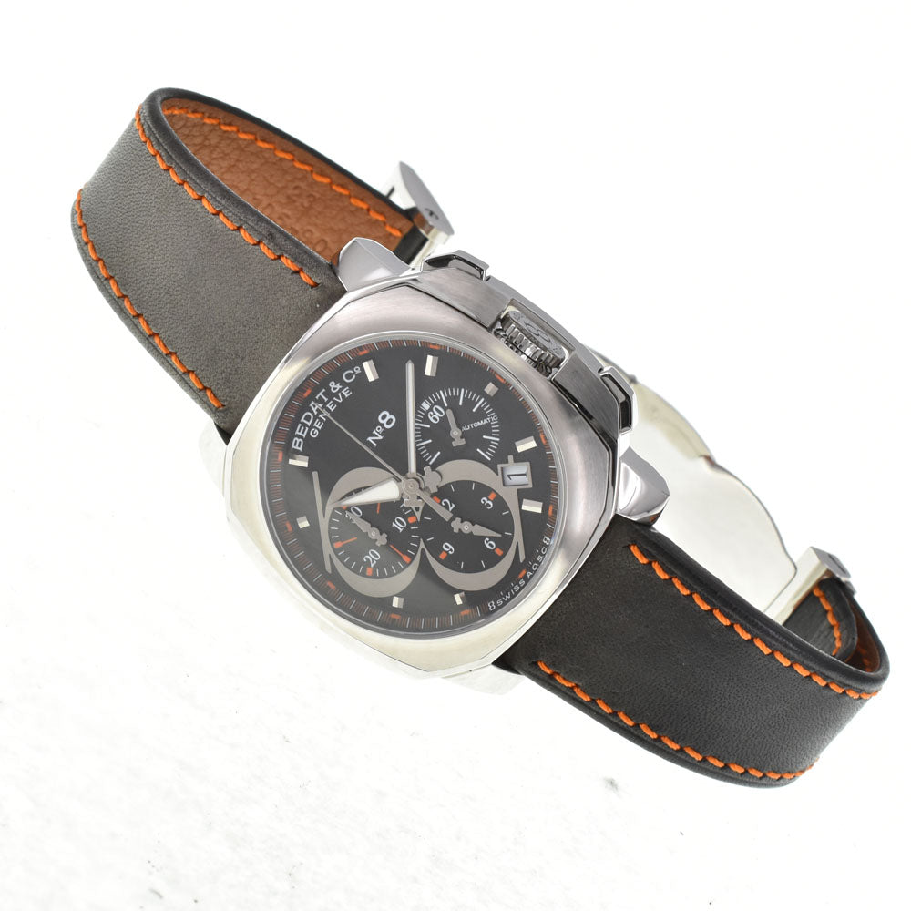 with paper BEDAT&Co No.8 B867.010.310.S Chronograph Date black Dial Automatic Men's
 Watch R#143955