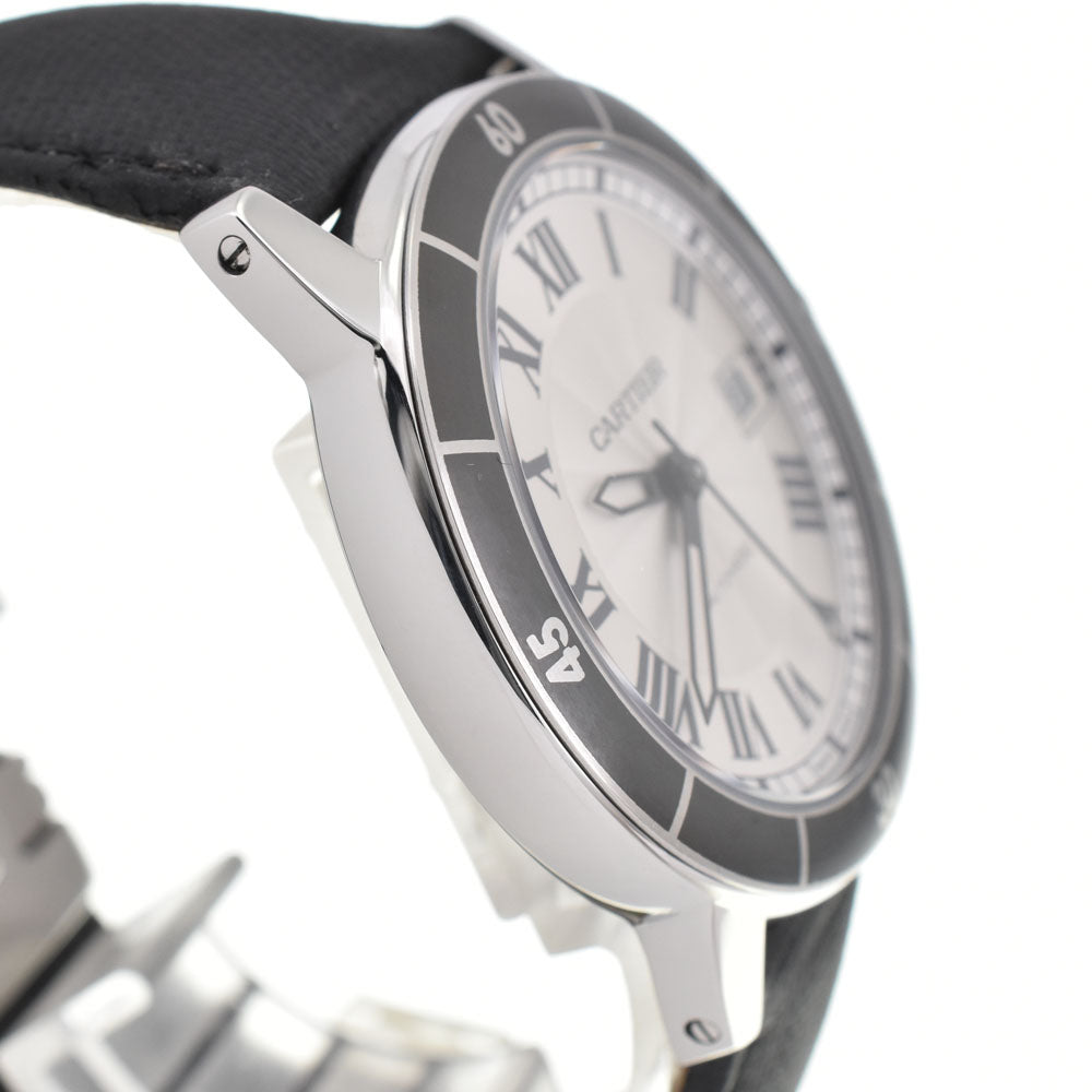 with paper CARTIER Ronde Croisier de Cartier WSRN0002 Silver Dial Automatic Men's
 Watch R#143958