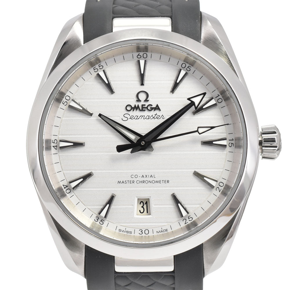 with paper OMEGA Seamaster Aqua Terra 150M 1.5" 220.12.38.20.02.001 Coaxial Master Chronometer Silver Dial Automatic Men's
 Watch R#143960