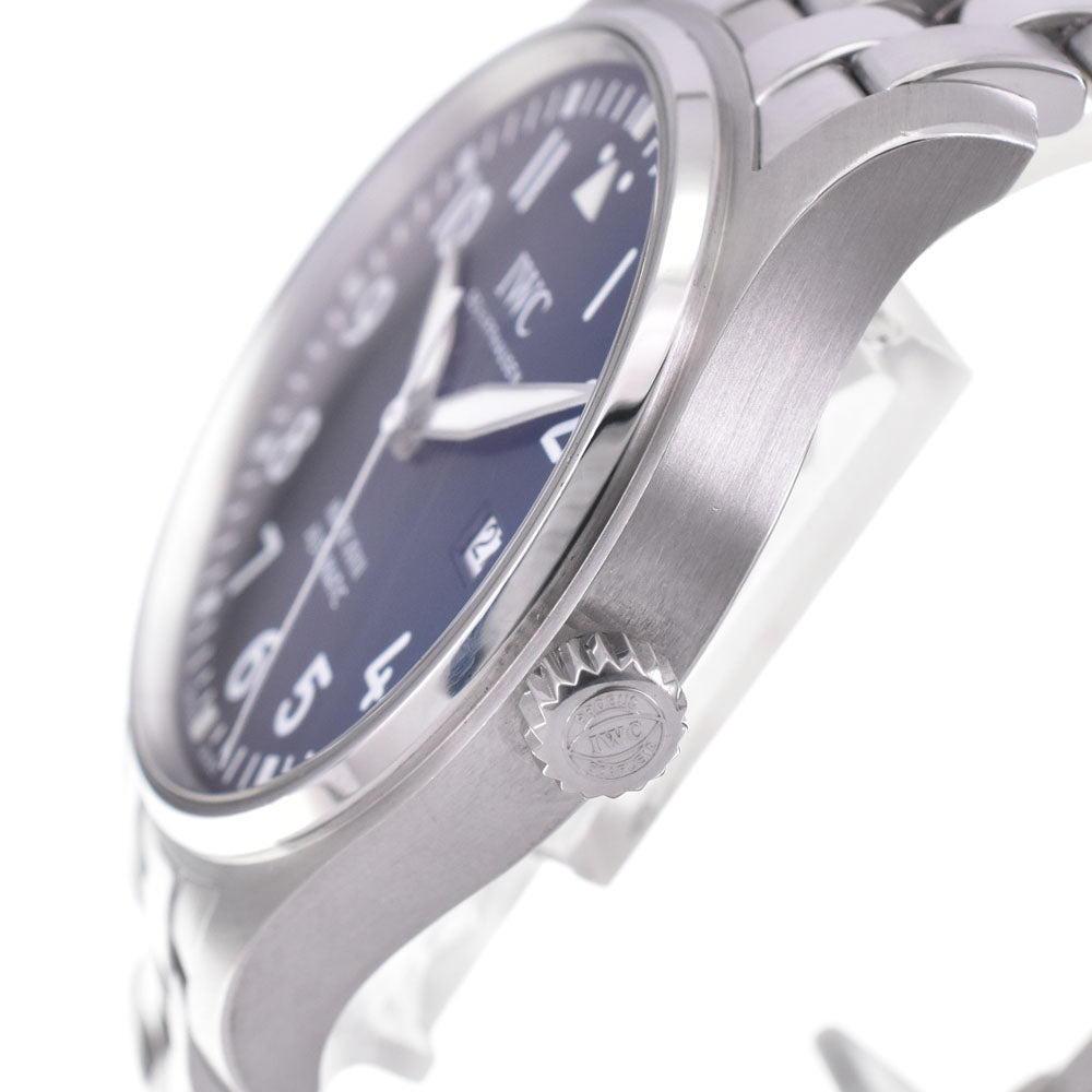 with paper IWC SCHAFFHAUSEN Pilot's Watch Mark XVIII Petite Prince IW327016 Date blue Dial Automatic Men's
 Watch A#143961