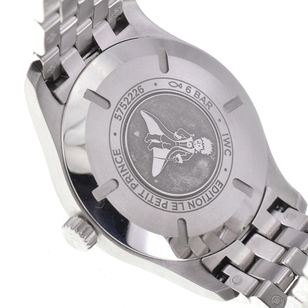 with paper IWC SCHAFFHAUSEN Pilot's Watch Mark XVIII Petite Prince IW327016 Date blue Dial Automatic Men's
 Watch A#143961