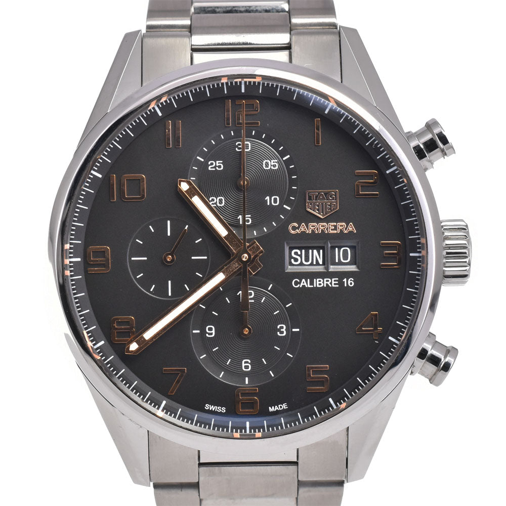 TAG HEUER Carrera Caliber 16 CV2A1AB.BA0738 Chronograph day date black Dial Automatic Men's
 Watch A#143962