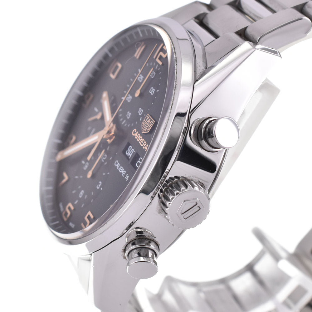 TAG HEUER Carrera Caliber 16 CV2A1AB.BA0738 Chronograph day date black Dial Automatic Men's
 Watch A#143962