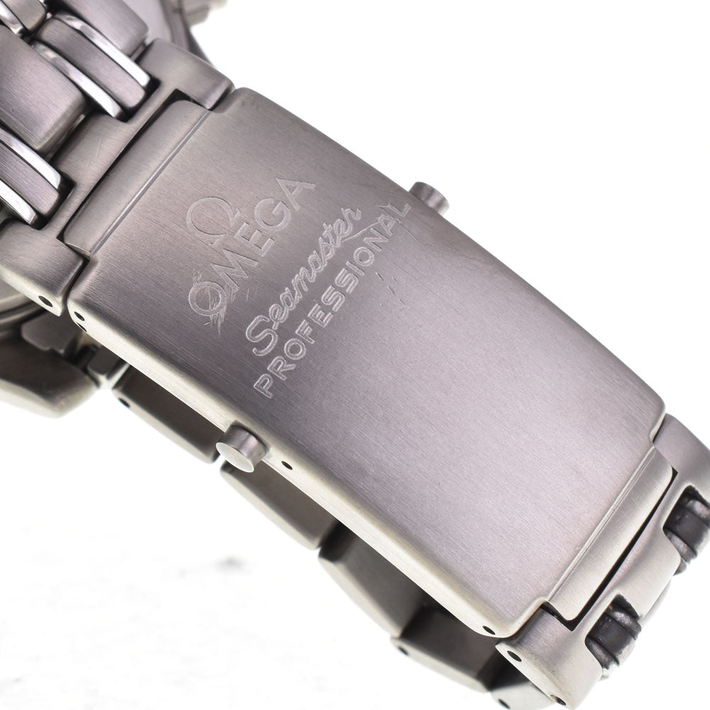 with paper OMEGA Seamaster300m 2298.80 Titanium Chronograph Date blue Dial Automatic Men's
 Watch B#143968