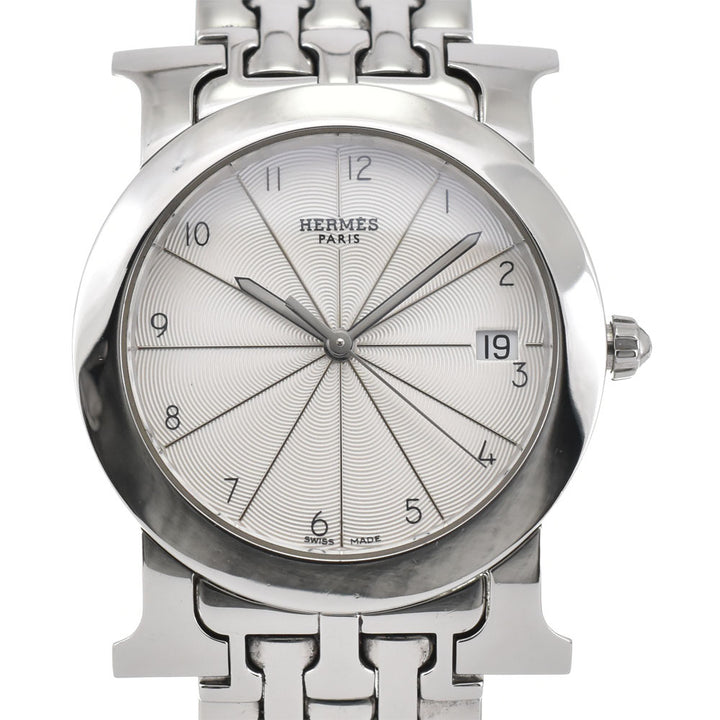 HERMES H watch Rondo HR1.510 Date Silver Dial Quartz Ladies
 Watch R#143973