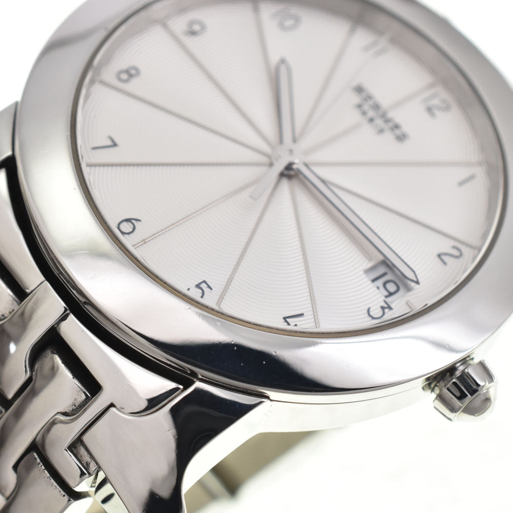 HERMES H watch Rondo HR1.510 Date Silver Dial Quartz Ladies
 Watch R#143973