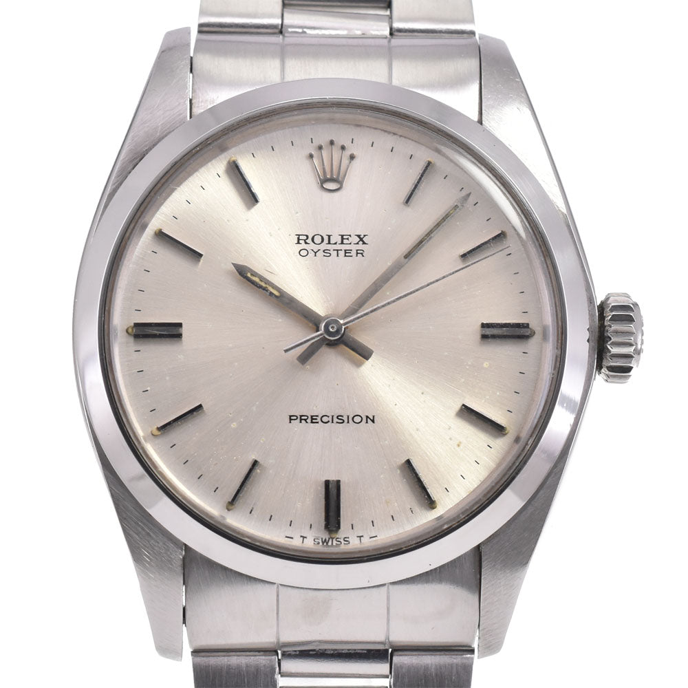 ROLEX Oyster Precision 6426 vintage Cal.1225 Silver Dial Hand Winding Men's
 Watch A#143977