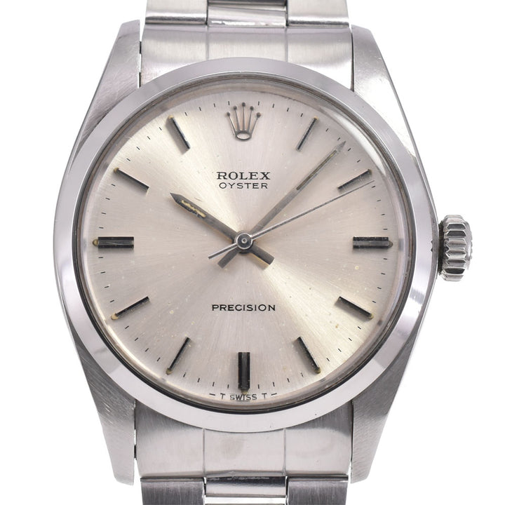 ROLEX Oyster Precision 6426 vintage Cal.1225 Silver Dial Hand Winding Men's
 Watch A#143977