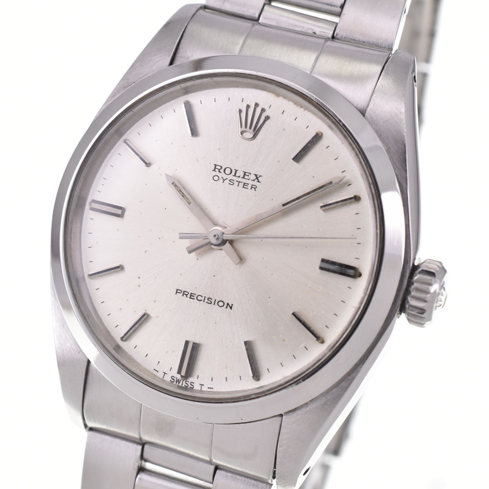 ROLEX Oyster Precision 6426 vintage Cal.1225 Silver Dial Hand Winding Men's
 Watch A#143977