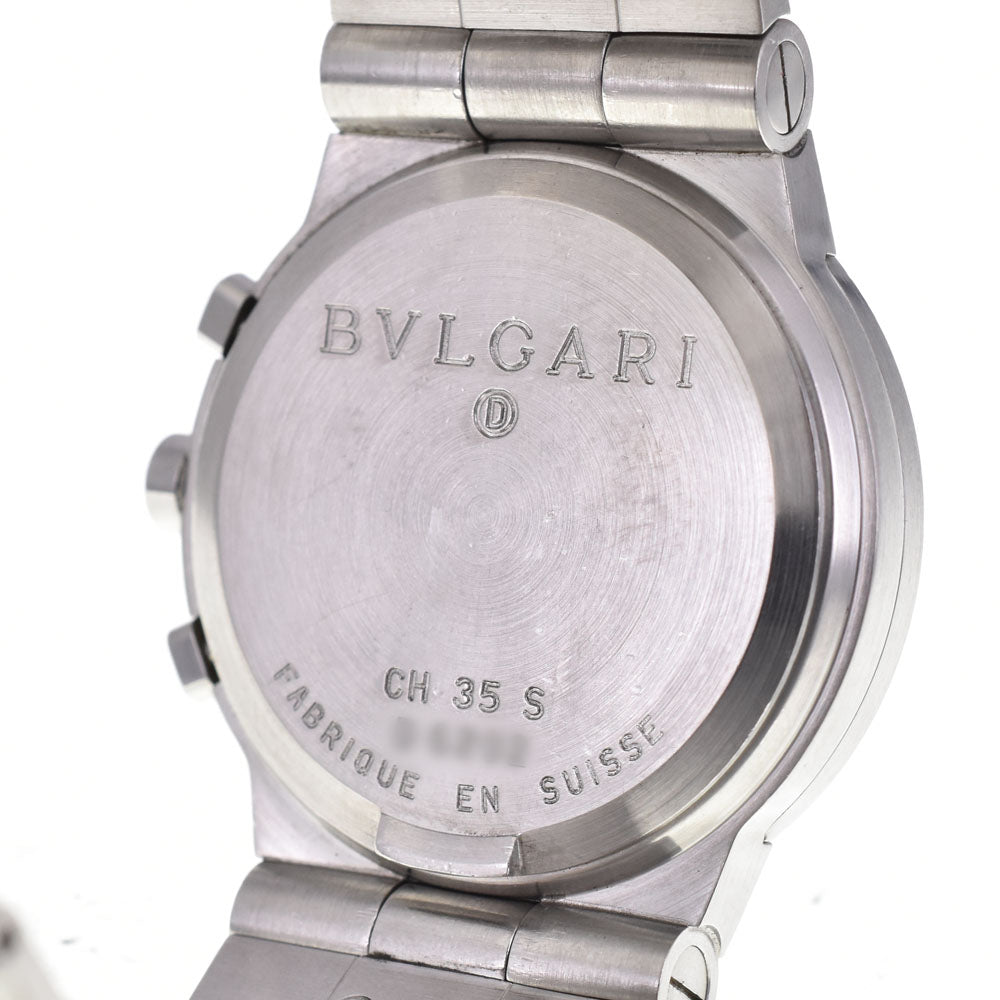 with paper BVLGARI Diagono Sports CH35S Chronograph Date Black / Silver Dial Quartz Men's
 Watch A#143979