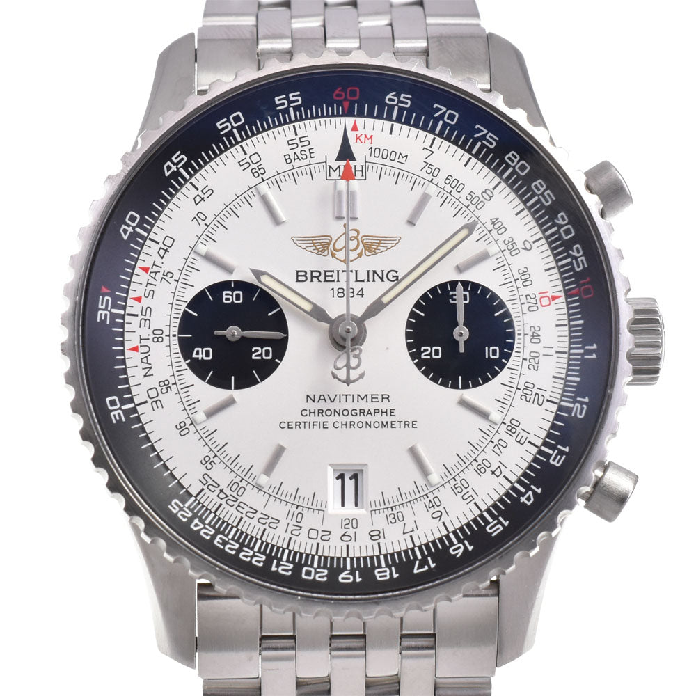 BREITLING Navitimer 05 Limited to 400 in Japan A23330 Chronograph Date Silver Dial Automatic Men's
 Watch A#143980
