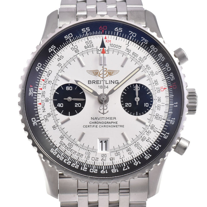 BREITLING Navitimer 05 Limited to 400 in Japan A23330 Chronograph Date Silver Dial Automatic Men's
 Watch A#143980