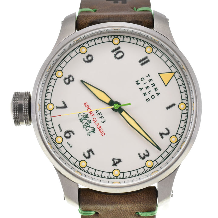 TERRA CIELO MARE AFF3 Sports Classic TC7064-SC-2/00A 50 pieces limited Ivory Dial Automatic Men's
 Watch R#143982