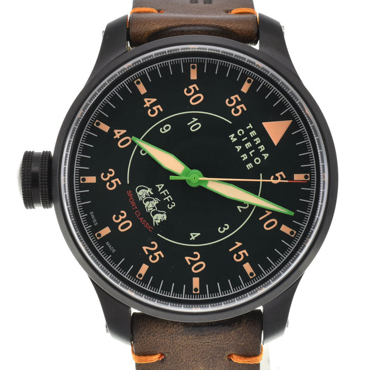 TERRA CIELO MARE AFF3 Sports Classic TC7064-SC-1/00A 50 pieces limited black Dial Automatic Men's
 Watch R#143983