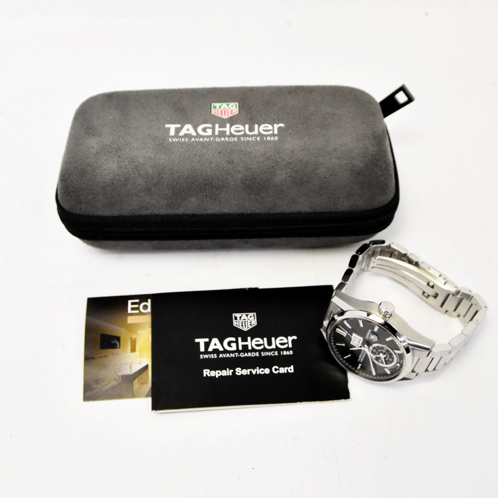 TAG HEUER Carrera Grand Date WAR5012.BA0723 GMT caliber 8 gray Dial Automatic Men's
 Watch A#143985