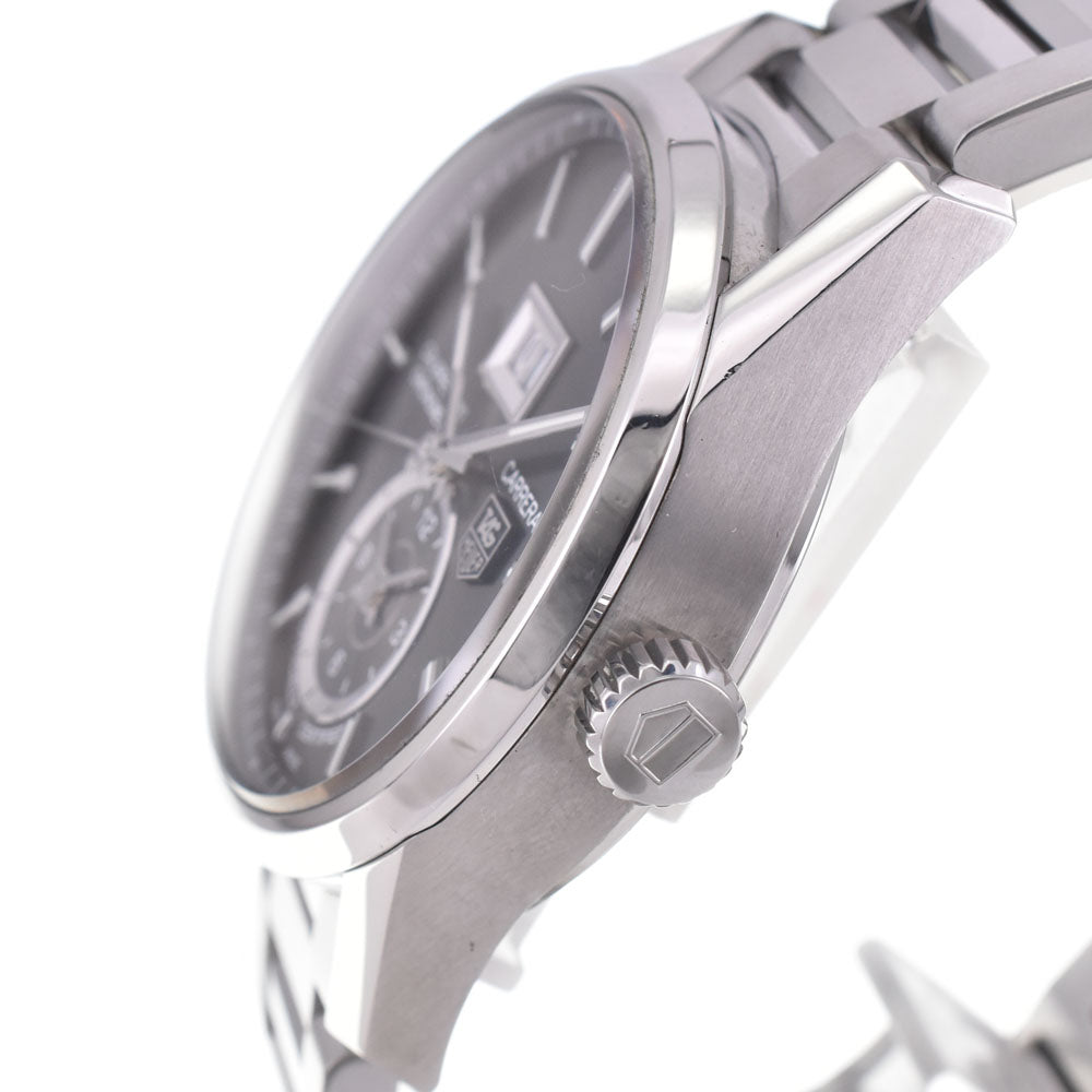 TAG HEUER Carrera Grand Date WAR5012.BA0723 GMT caliber 8 gray Dial Automatic Men's
 Watch A#143985