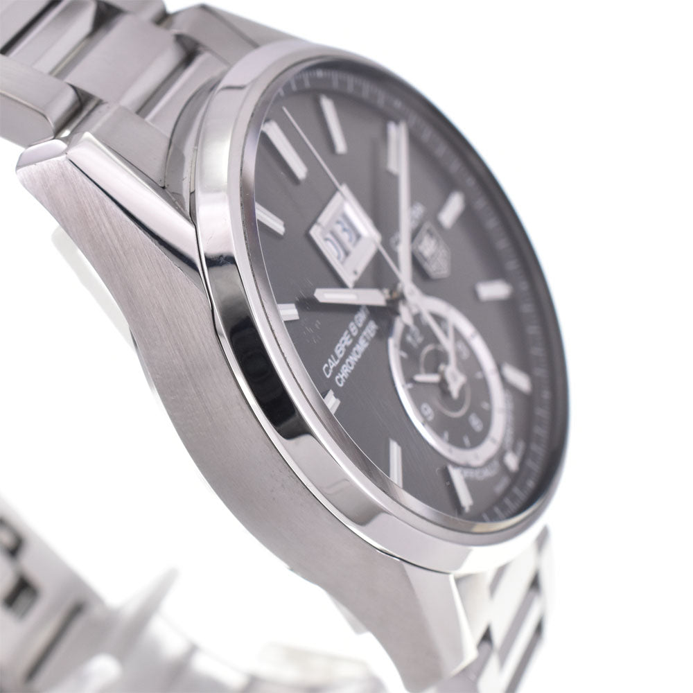 TAG HEUER Carrera Grand Date WAR5012.BA0723 GMT caliber 8 gray Dial Automatic Men's
 Watch A#143985