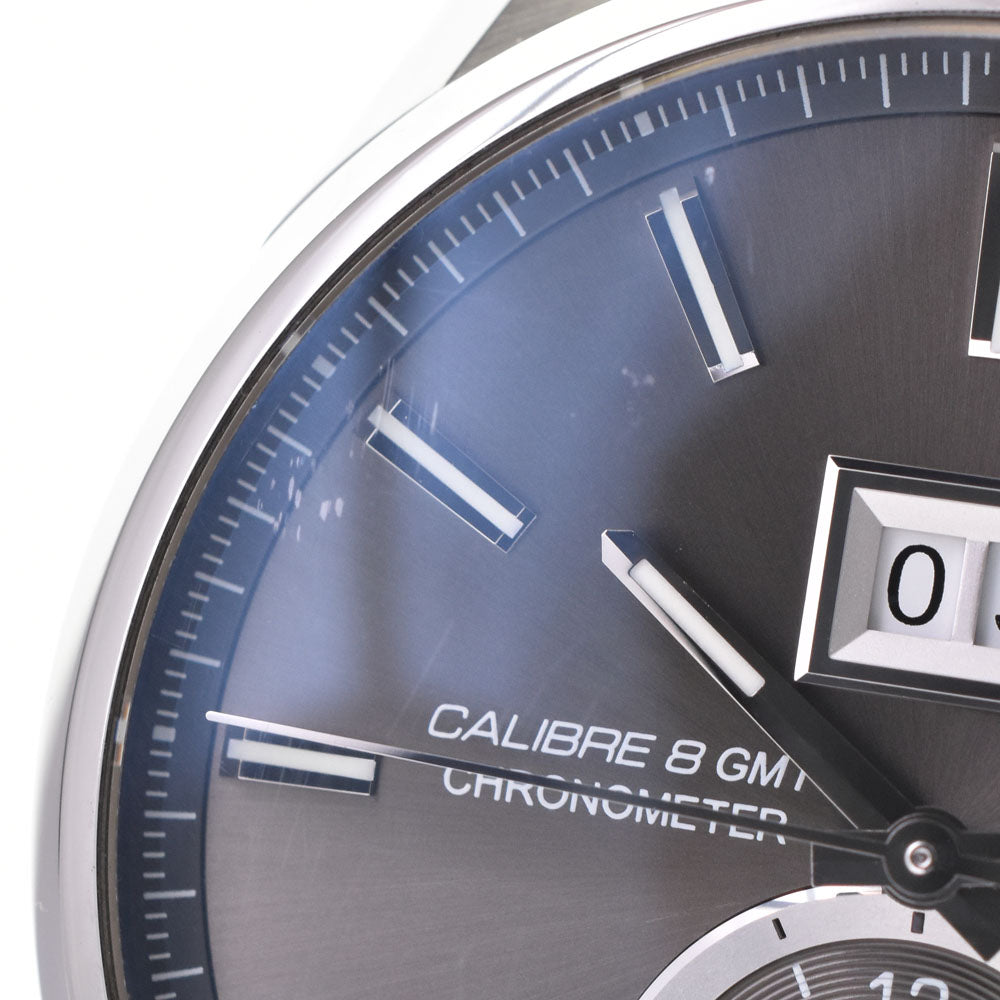 TAG HEUER Carrera Grand Date WAR5012.BA0723 GMT caliber 8 gray Dial Automatic Men's
 Watch A#143985