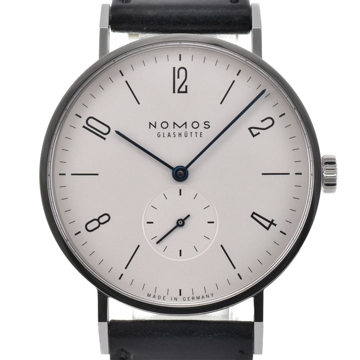 with paper NOMOS Tangente 38 TN1A1W238 Small second Silver Dial Hand Winding Men's
 Watch R#143986