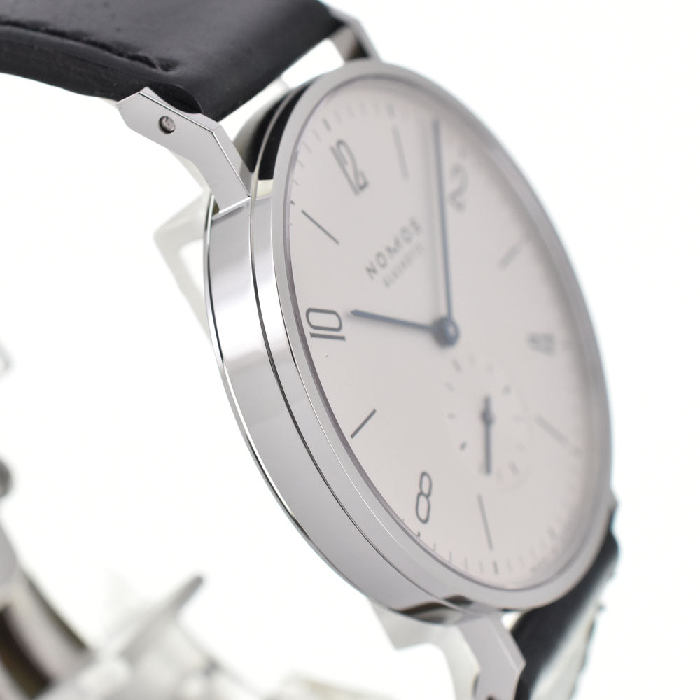 with paper NOMOS Tangente 38 TN1A1W238 Small second Silver Dial Hand Winding Men's
 Watch R#143986