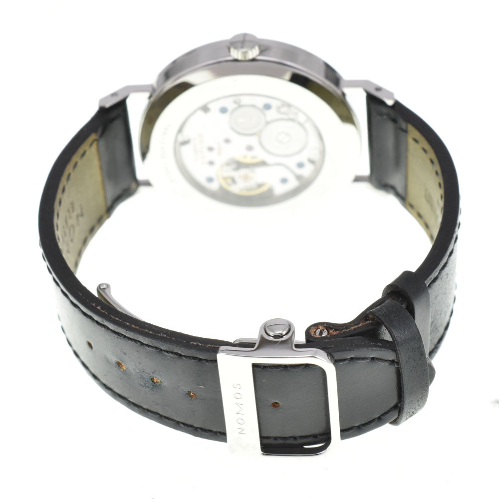 with paper NOMOS Tangente 38 TN1A1W238 Small second Silver Dial Hand Winding Men's
 Watch R#143986