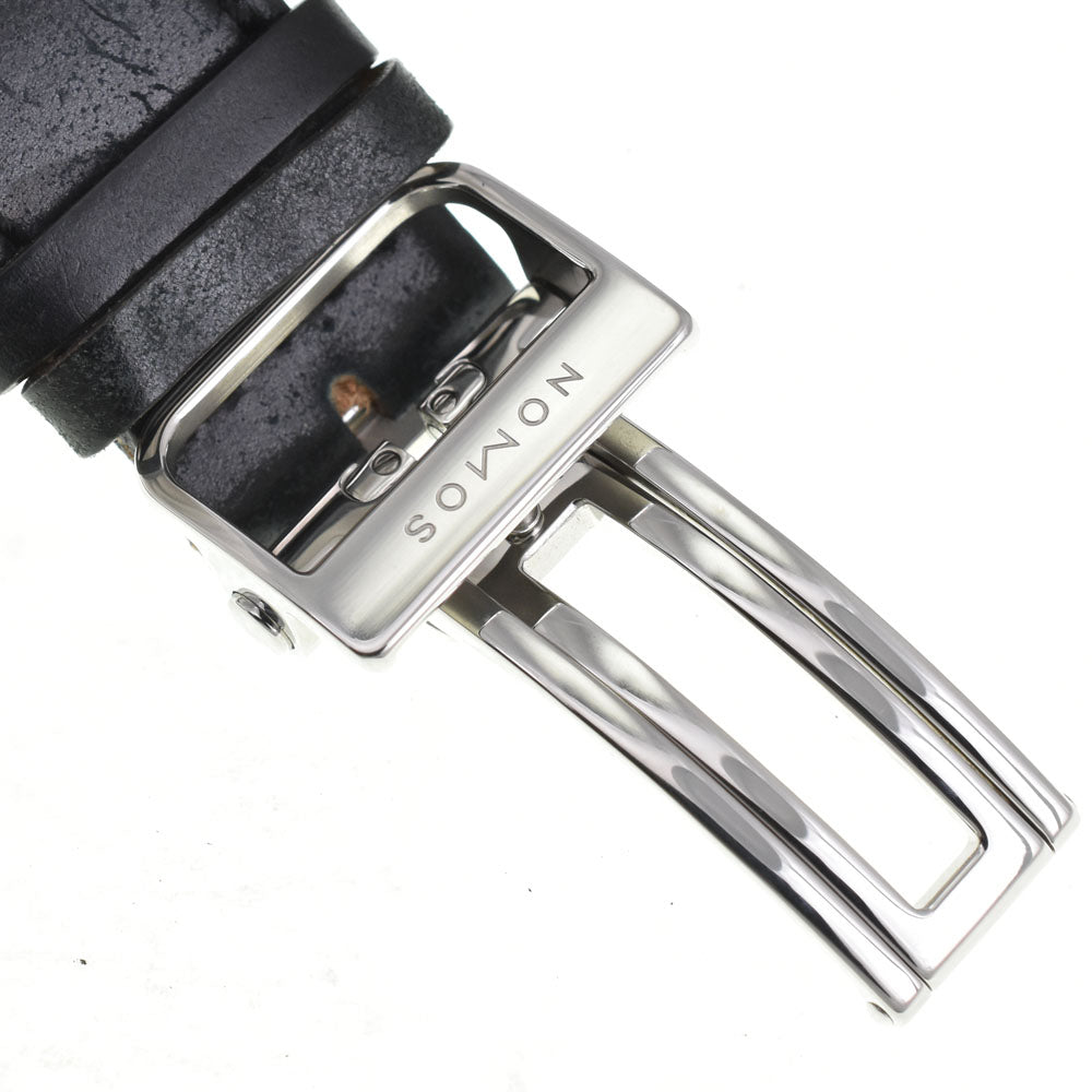 with paper NOMOS Tangente 38 TN1A1W238 Small second Silver Dial Hand Winding Men's
 Watch R#143986