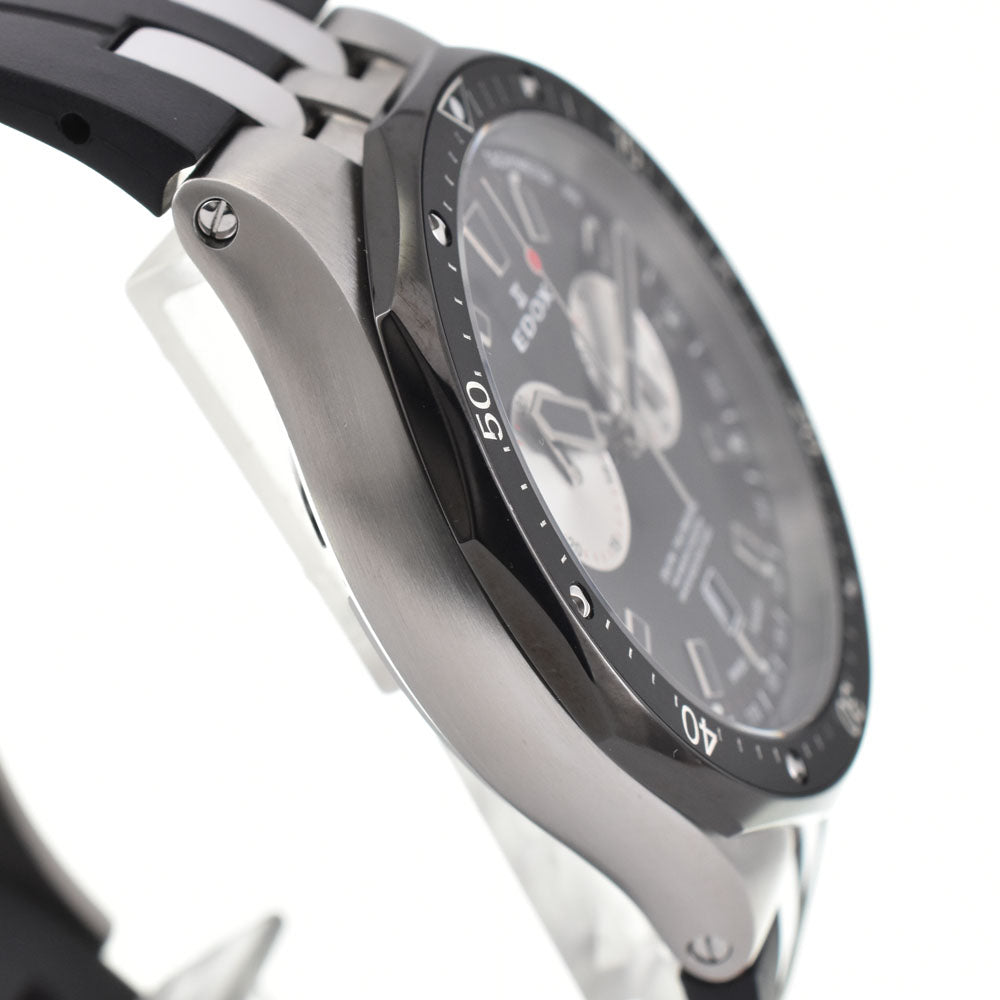 with paper EDOX Delphin 10226-357nca-ninro Chronograph Date Black / Silver Dial Quartz Men's
 Watch R#143987