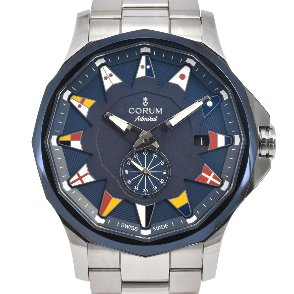 CORUM Admiral Legend 42 01.0090 Small second date Navy Dial Automatic Men's
 Watch R#143989