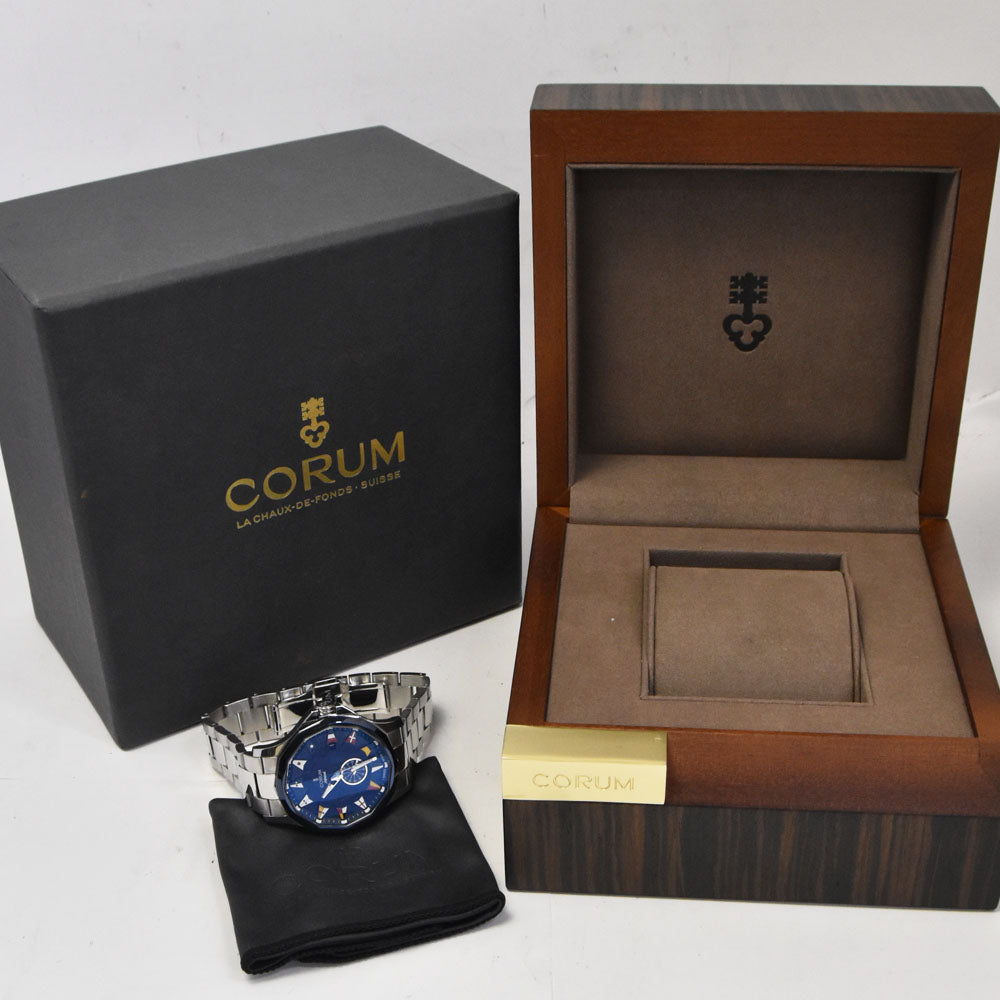 CORUM Admiral Legend 42 01.0090 Small second date Navy Dial Automatic Men's
 Watch R#143989