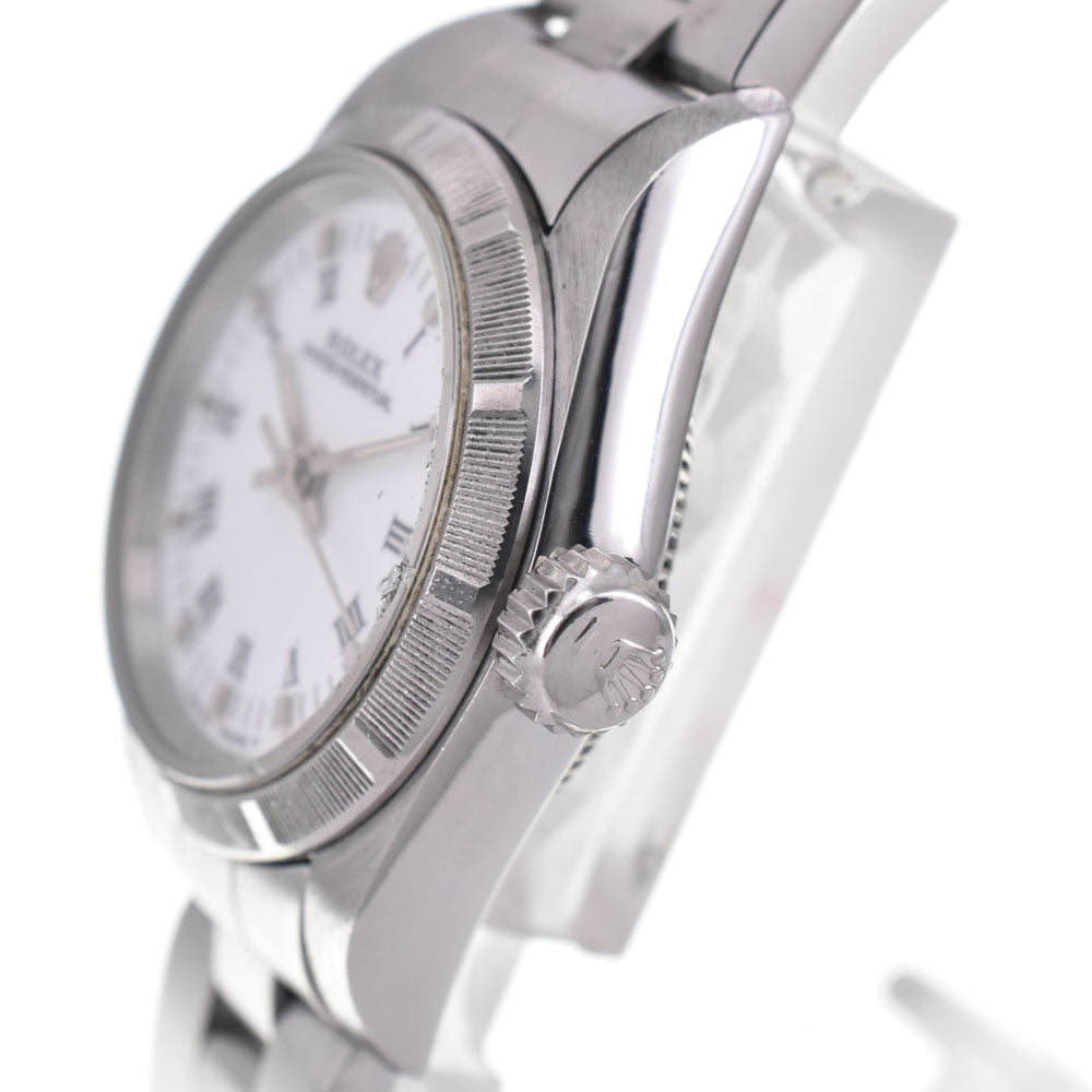 with paper ROLEX Oyster perpetual 67230 Cal.2130 white Dial Automatic Ladies
 Watch A#143992