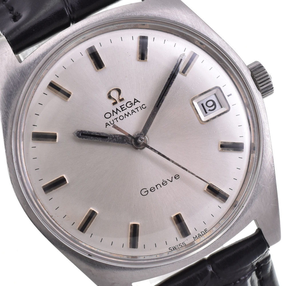 OMEGA Seamaster Geneva 166.041 vintage Date Cal.565 Silver Dial Automatic Men's
 Watch A#143996