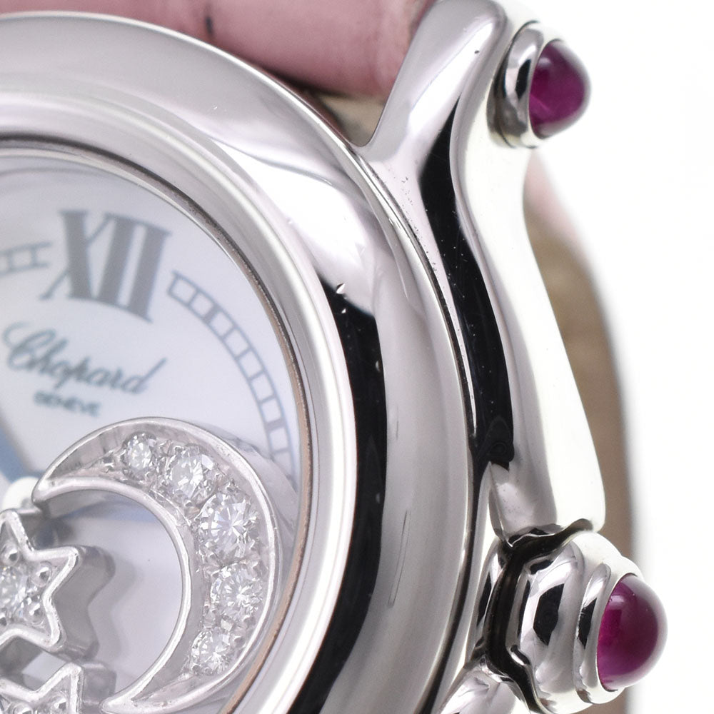Chopard Happy sports 27/8245-23 Moon star diamond White shell Dial Quartz Ladies
 Watch R#144000