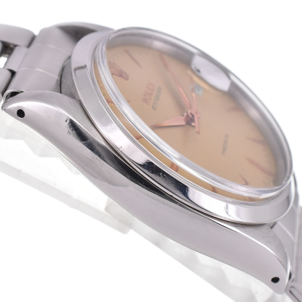 ROLEX Oyster Date Precision 6694 vintage Cal.1225 Champagne Dial Hand Winding Men's
 Watch A#144002
