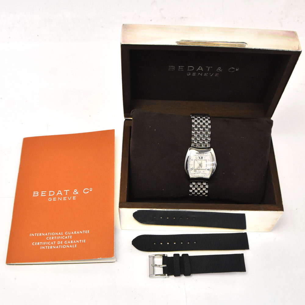 with paper BEDAT&Co No3 314.011.109.B 8P diamond date Silver Dial Automatic Ladies
 Watch R#144004