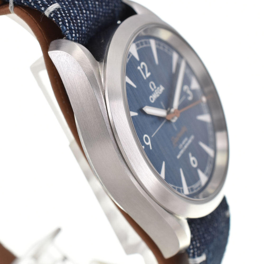 with paper OMEGA Seamaster Railmaster 220.12.40.20.03.001 Coaxial Master Chronometer blue Dial Automatic Men's
 Watch R#144005