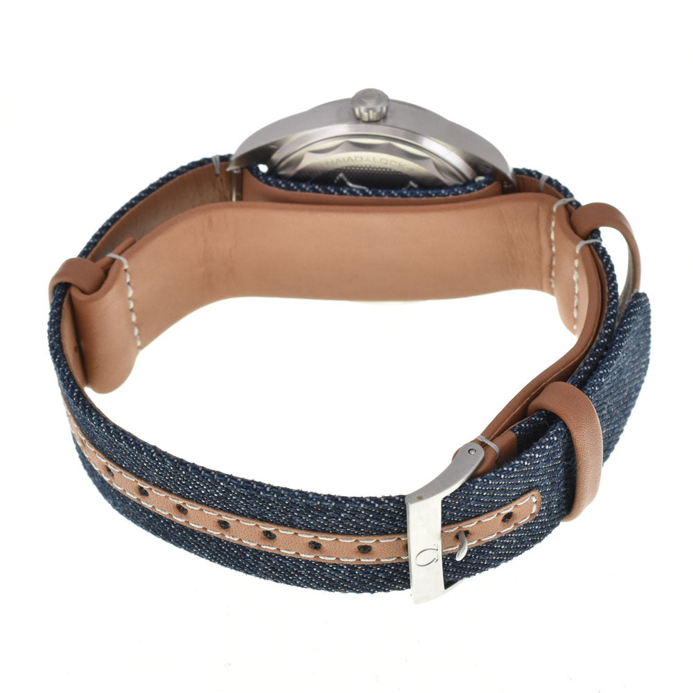 with paper OMEGA Seamaster Railmaster 220.12.40.20.03.001 Coaxial Master Chronometer blue Dial Automatic Men's
 Watch R#144005