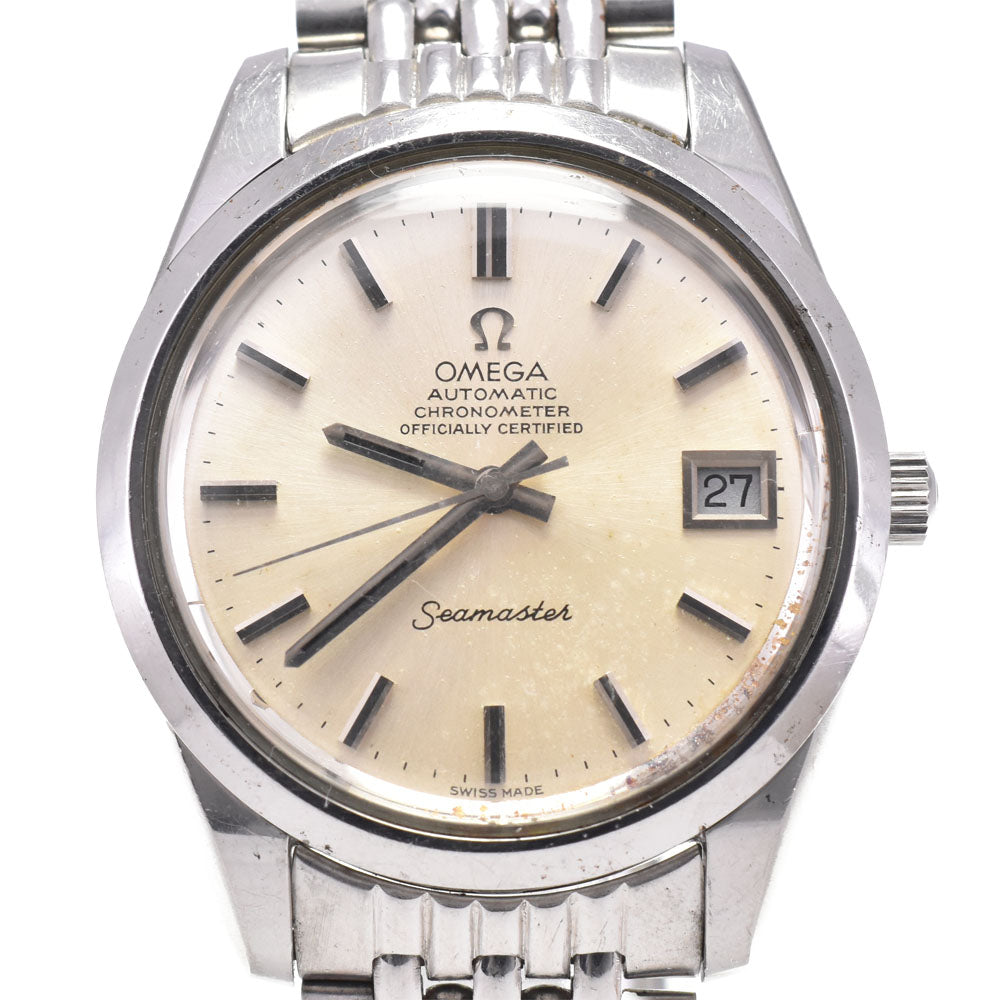 OMEGA Seamaster 168.0061 vintage Chronometer Date Cal.1011 Silver Dial Automatic Men's
 Watch C#144009