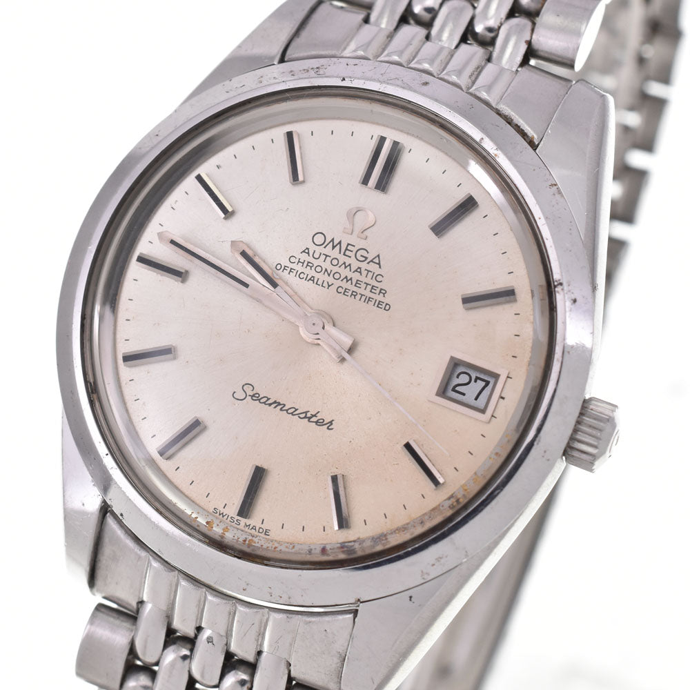 OMEGA Seamaster 168.0061 vintage Chronometer Date Cal.1011 Silver Dial Automatic Men's
 Watch C#144009