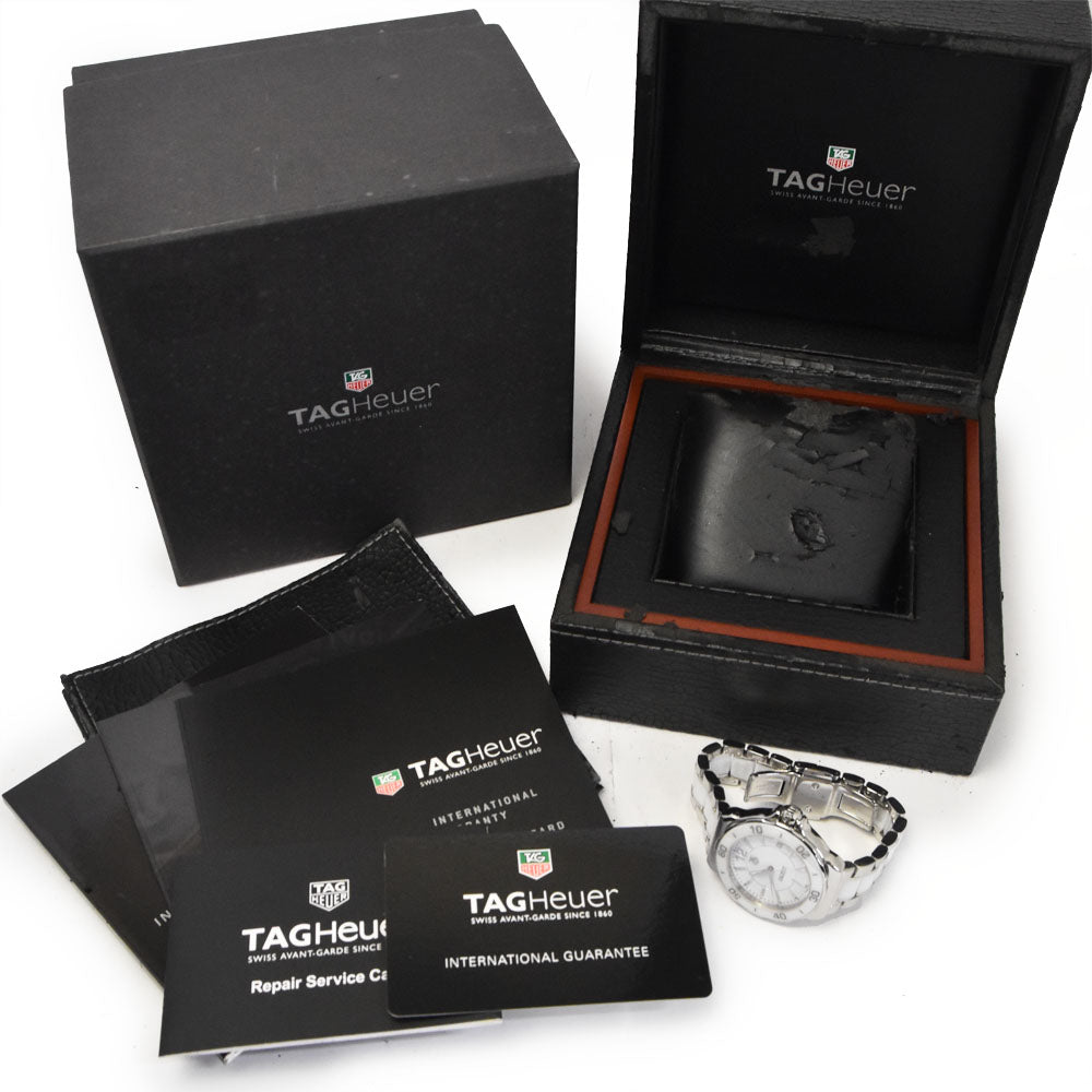 with paper TAG HEUER Formula 1 WAH1211.BA0861 Stainless Steel / ceramic white Dial Quartz Ladies
 Watch B#144012