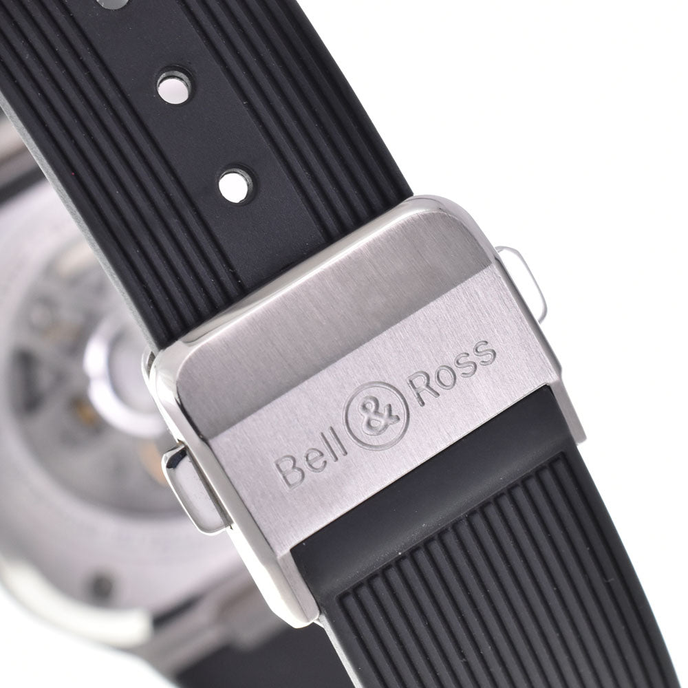 with paper Bell＆Ross Instrument BR05 BR05A-GR-ST/SRB Stainless Steel / Rubber Silver Dial Automatic Men's
 Watch B#144013