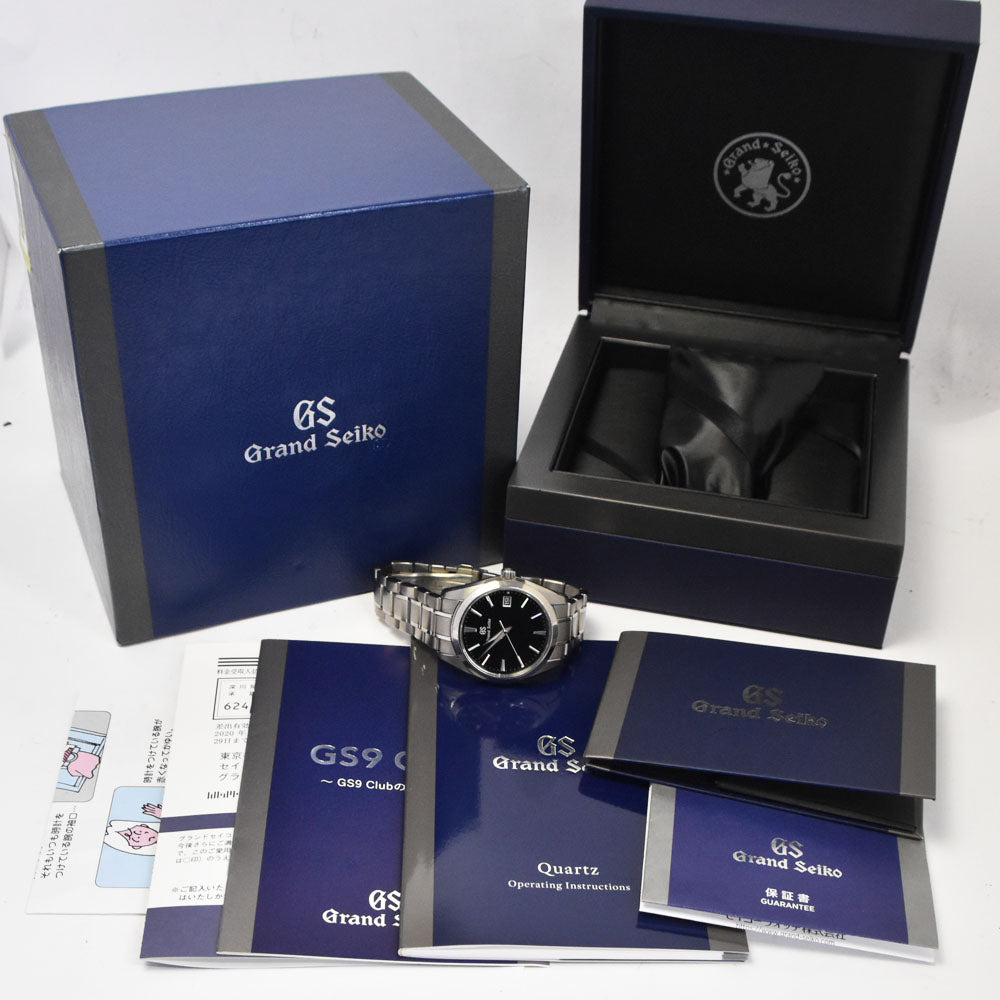 with paper SEIKO Grand Seiko SBGV231/9F82-0AF0 titanium black Dial Quartz Men's
 Watch R#144014