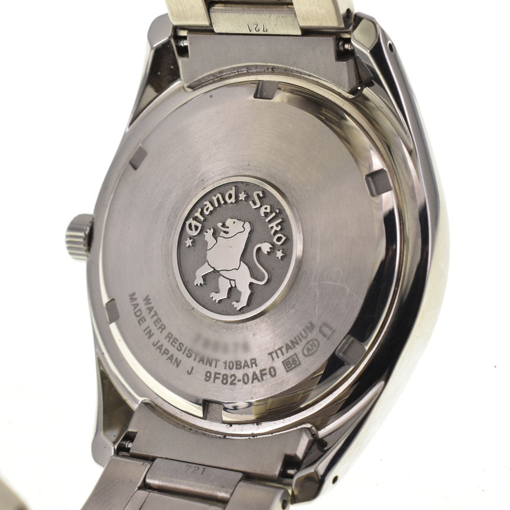 with paper SEIKO Grand Seiko SBGV231/9F82-0AF0 titanium black Dial Quartz Men's
 Watch R#144014