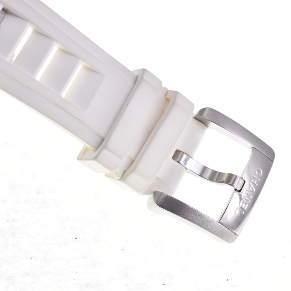 CHANEL J12 Marine 38 Date H2560 White ceramic / rubber white Dial Automatic Men's
 Watch A#144015