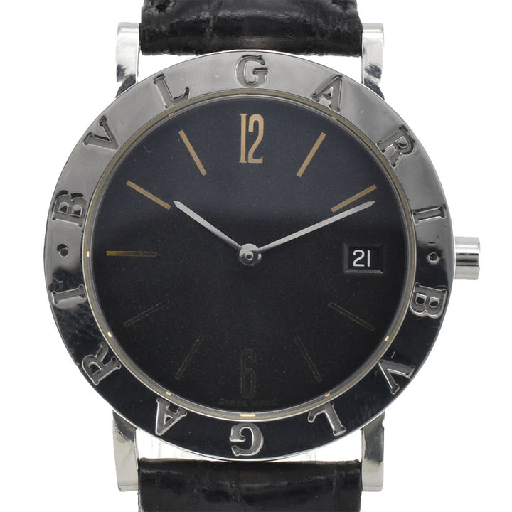BVLGARI Bvlgari Bvlgari BB33SLD Date black Dial Quartz Men's
 Watch A#144017