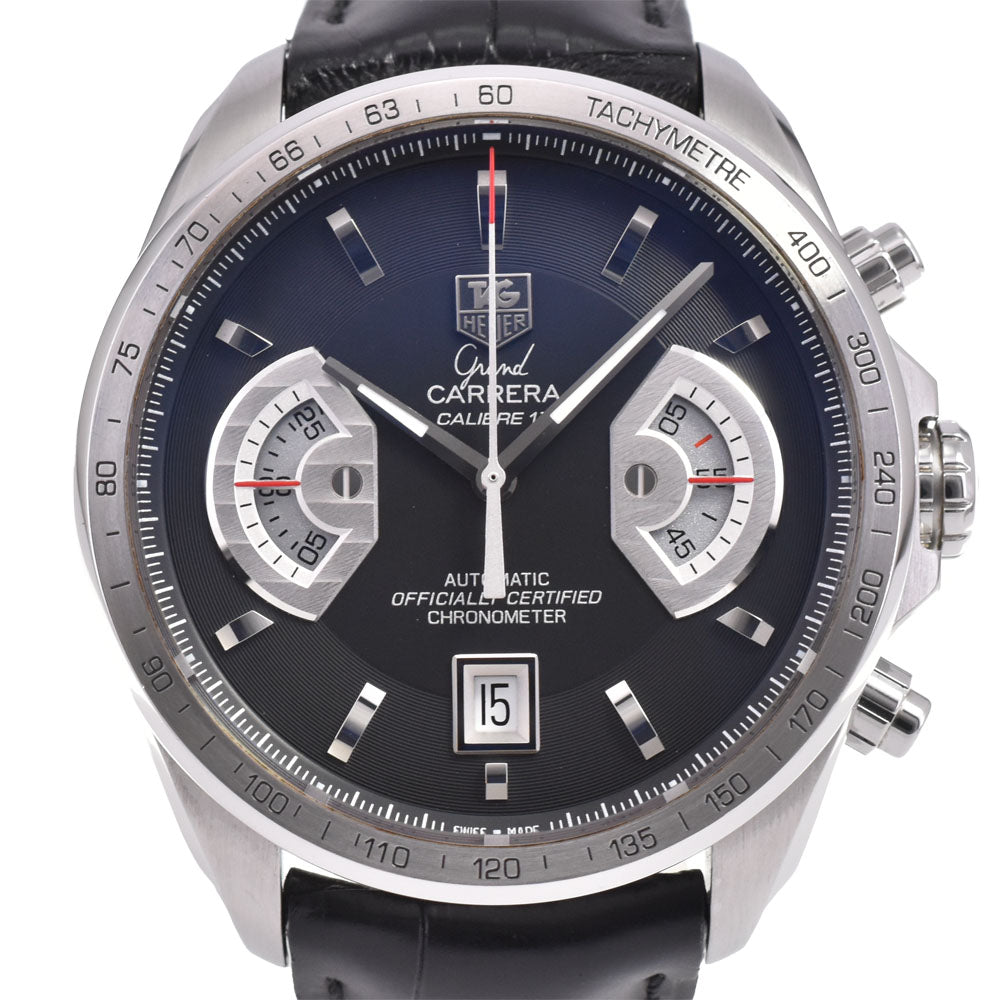 with paper TAG HEUER Grand Carrera Caliber 17RS CAV511A.FC6225 Chronograph Date black Dial Automatic Men's
 Watch R#144025