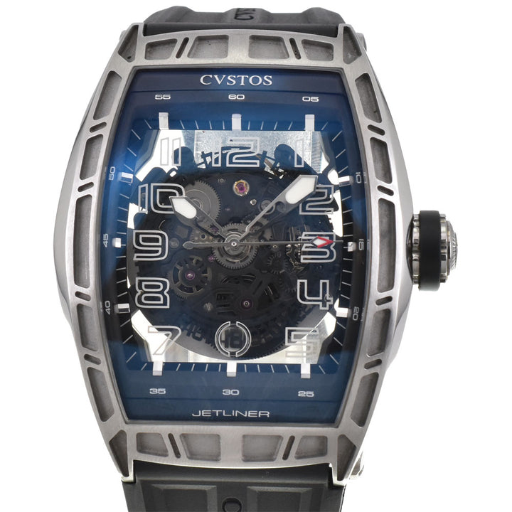 CVSTOS Challenge Jetliner CVT-JET-SL Date Black / skeleton Dial Automatic Men's
 Watch R#144026