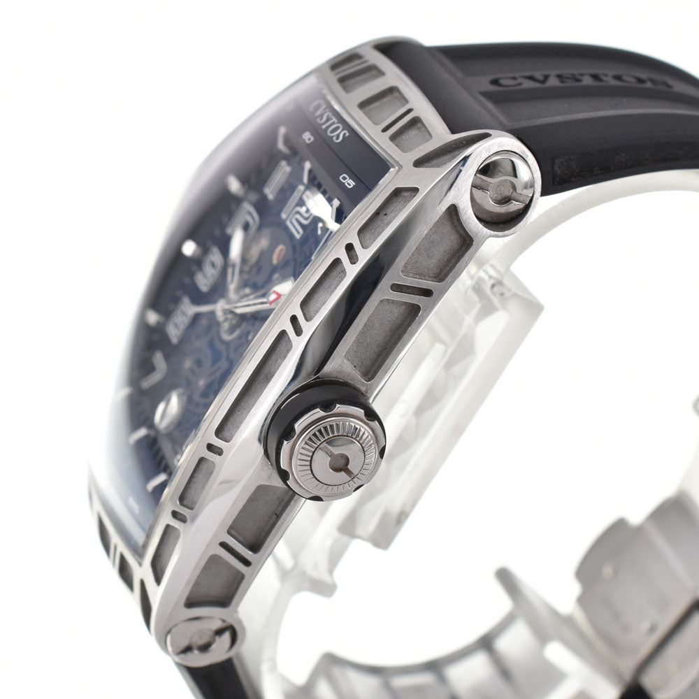 CVSTOS Challenge Jetliner CVT-JET-SL Date Black / skeleton Dial Automatic Men's
 Watch R#144026